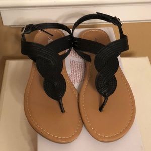 NWT Black Sandals